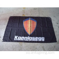 bandera de koenigsegg bandera negra de koenigsegg 90 * 150 CM 100% poliéster